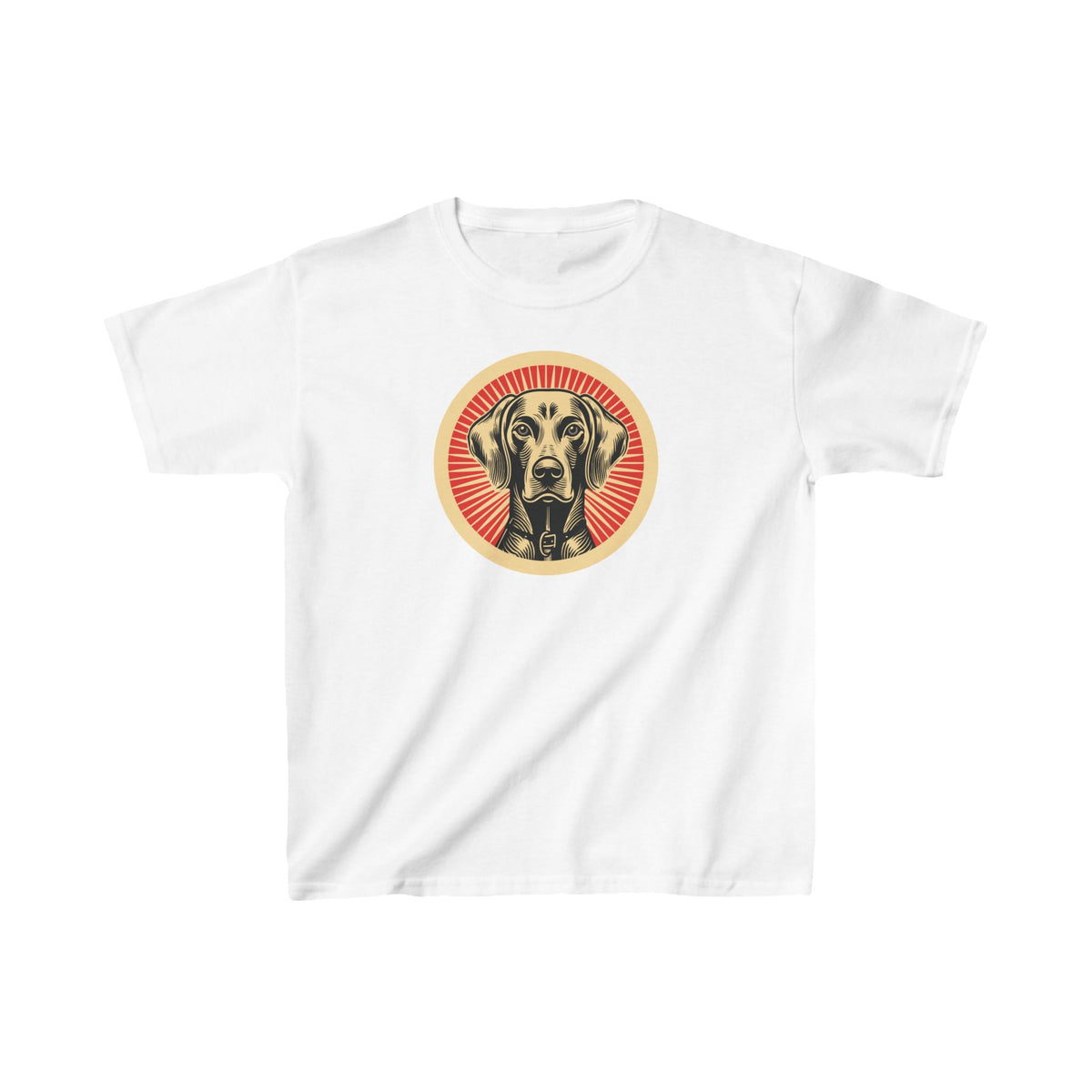 Weimaraner Kids Tee — White