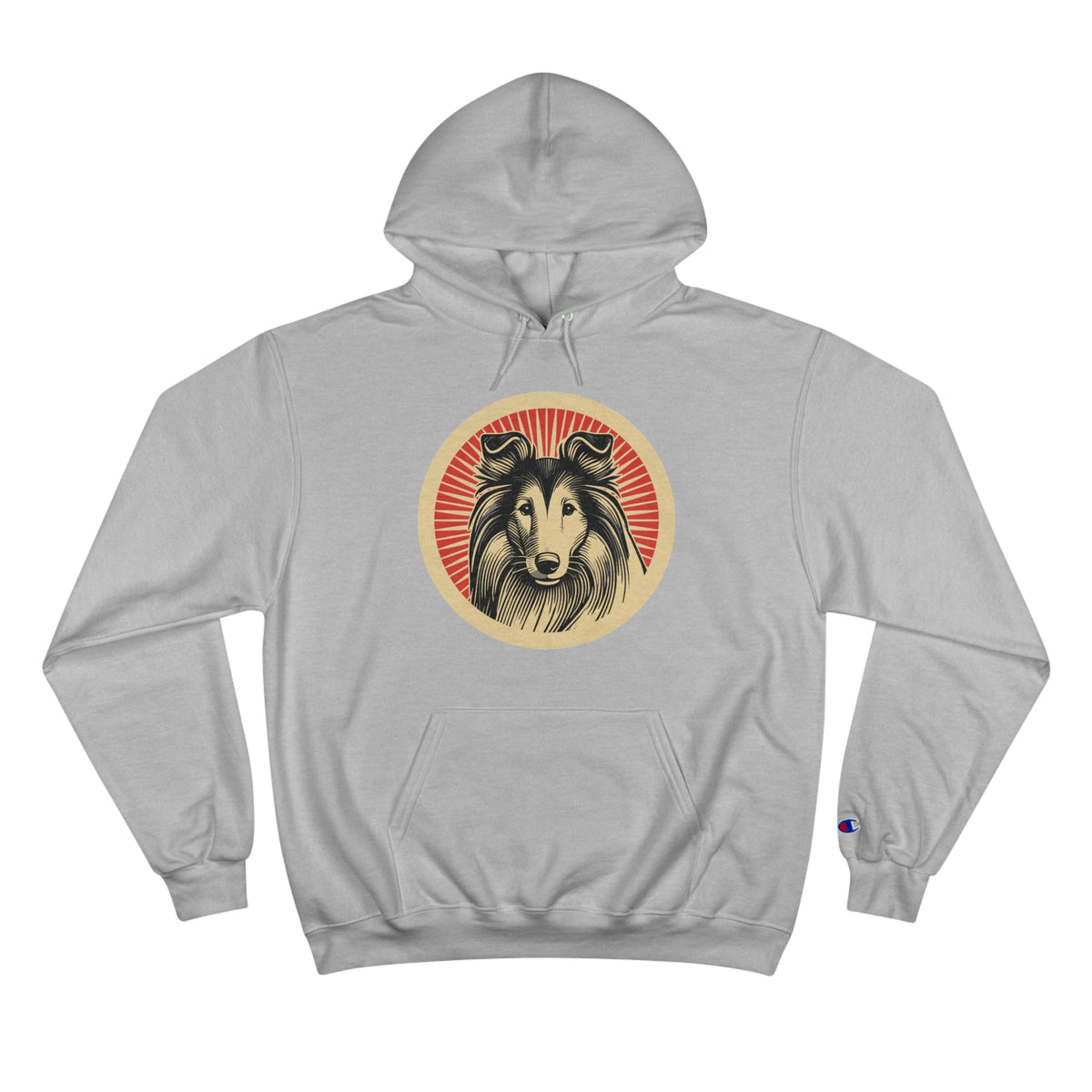 Collie Champion Hoodie — Light Steel