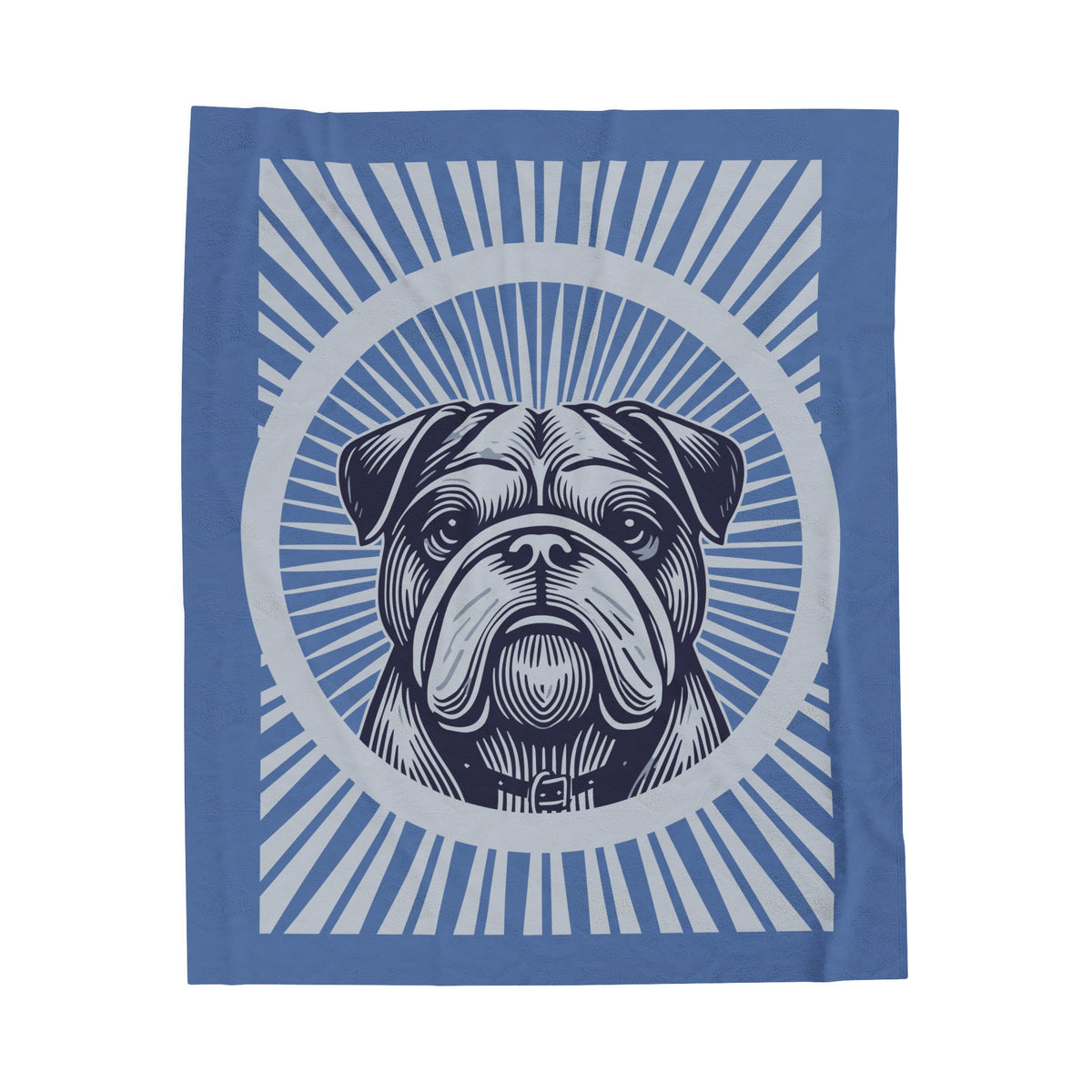 Bulldog Blanket — 50" × 60"