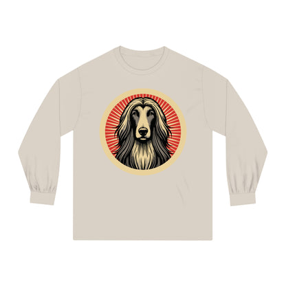 Afghan Hound Long Sleeve Tee for Adults