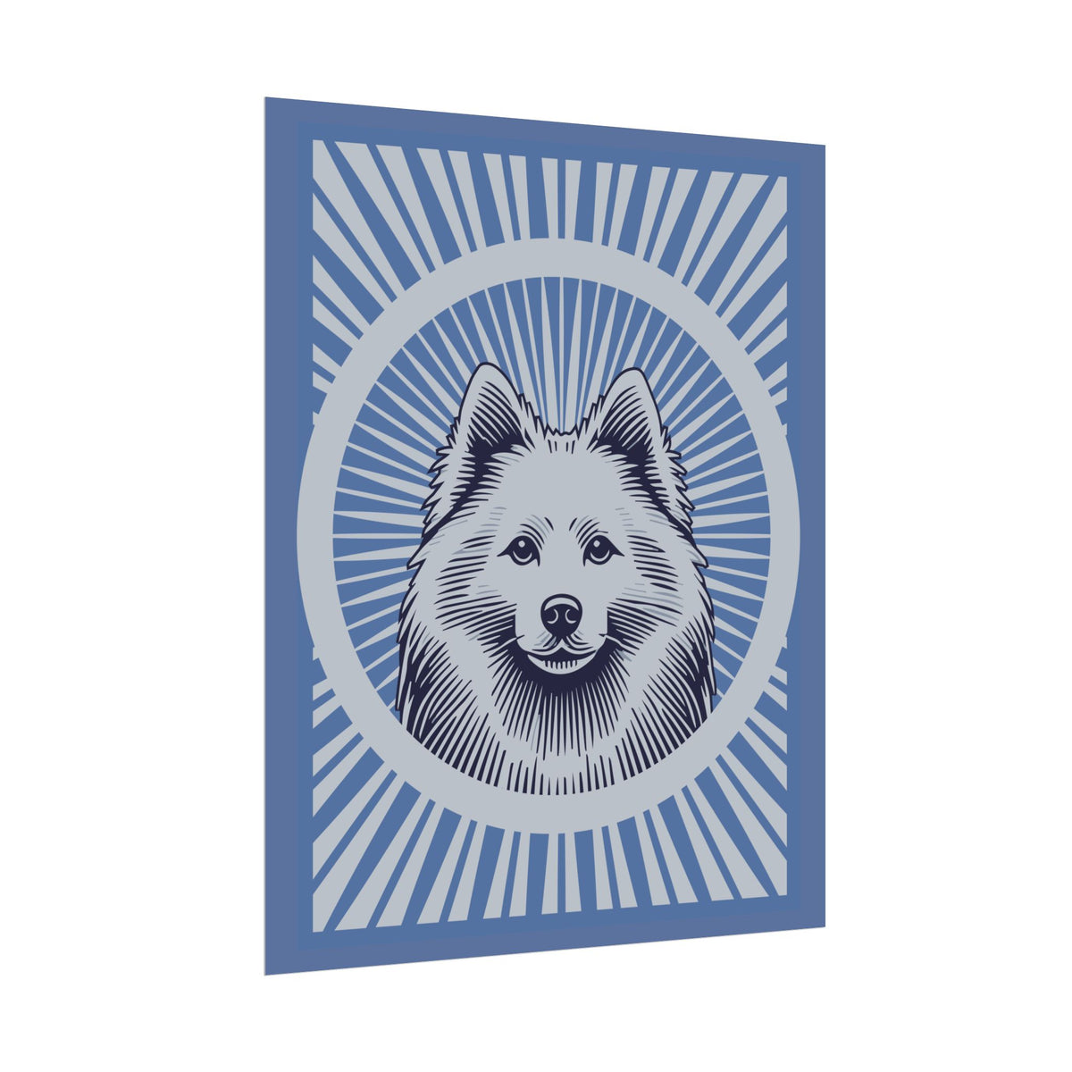American Eskimo Dog Art Print — view 3