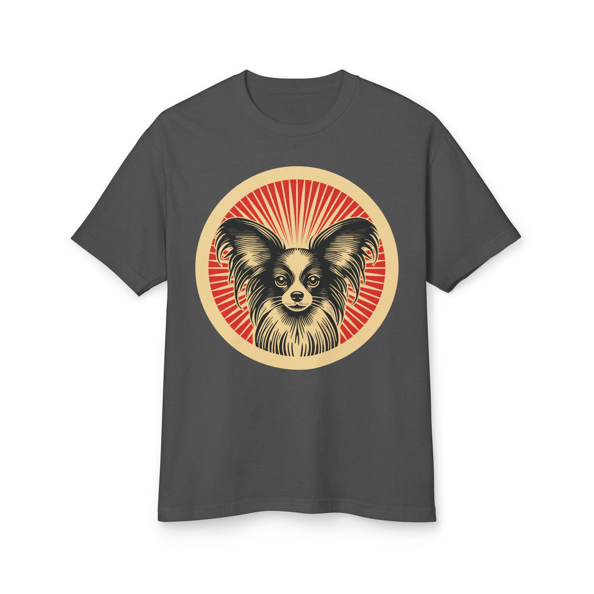 Papillon Heavyweight Tee — Faded Black