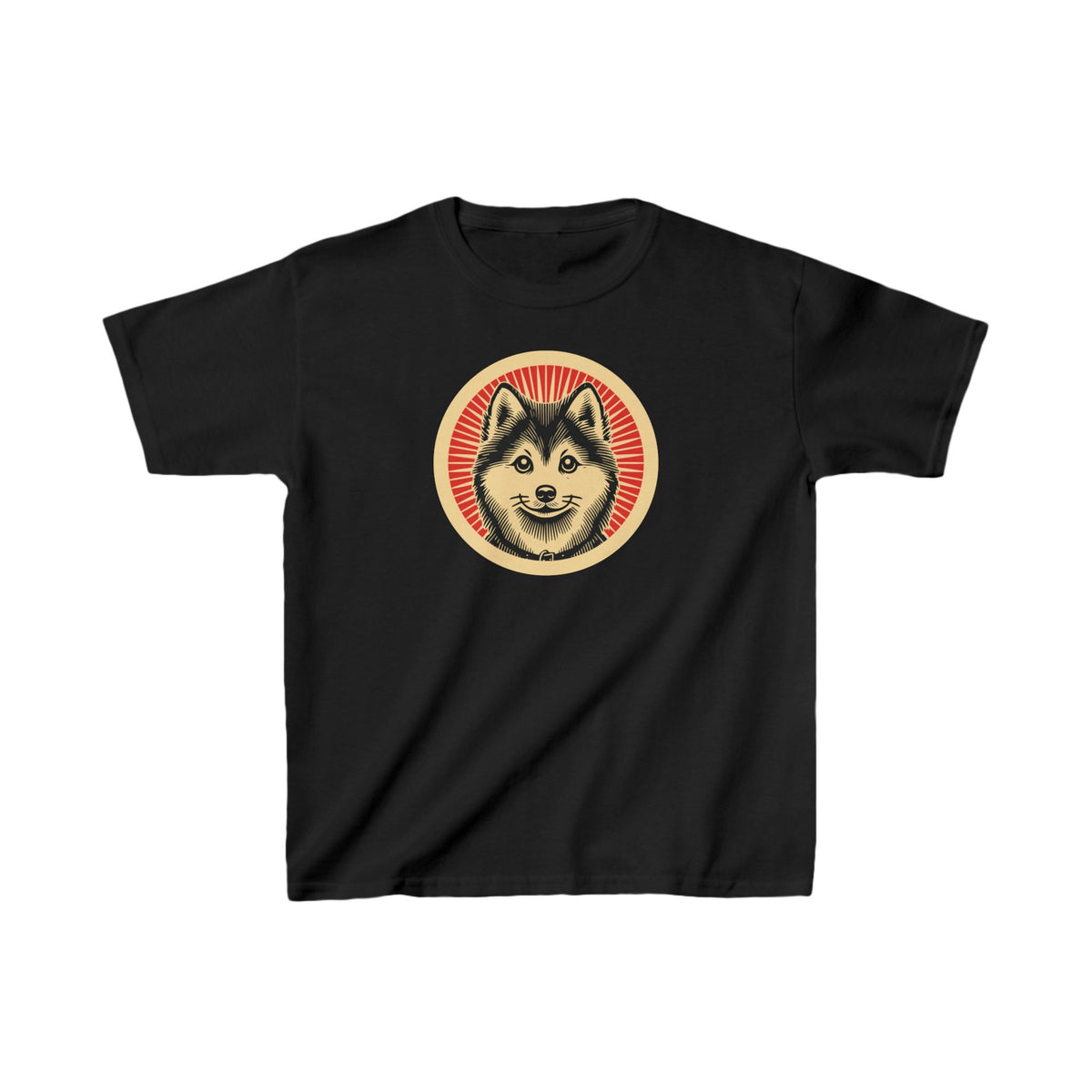 Pomsky Kids Tee — Black