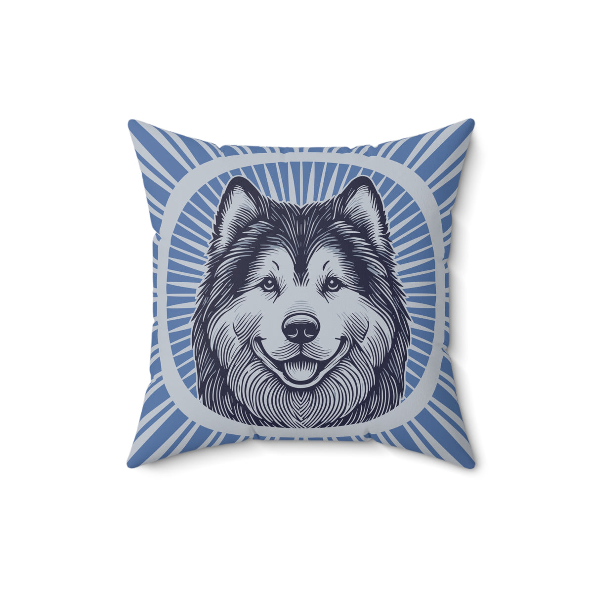 Alaskan Malamute Pillow — 16" × 16"