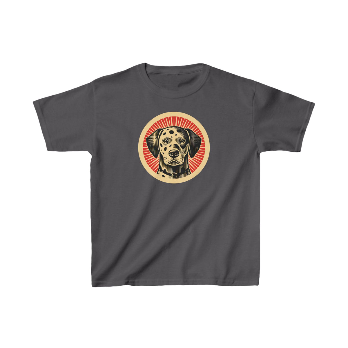 Dalmatian Kids Tee — Charcoal