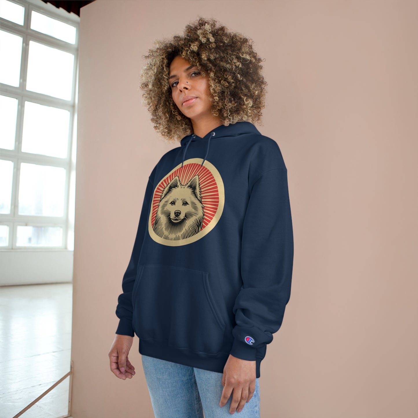 American Eskimo Dog Hoodie for Adults
