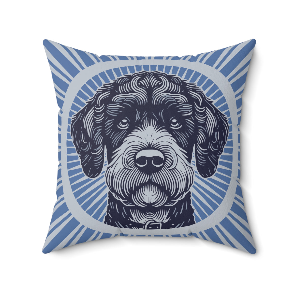 Boxerdoodle Pillow — 20" × 20"