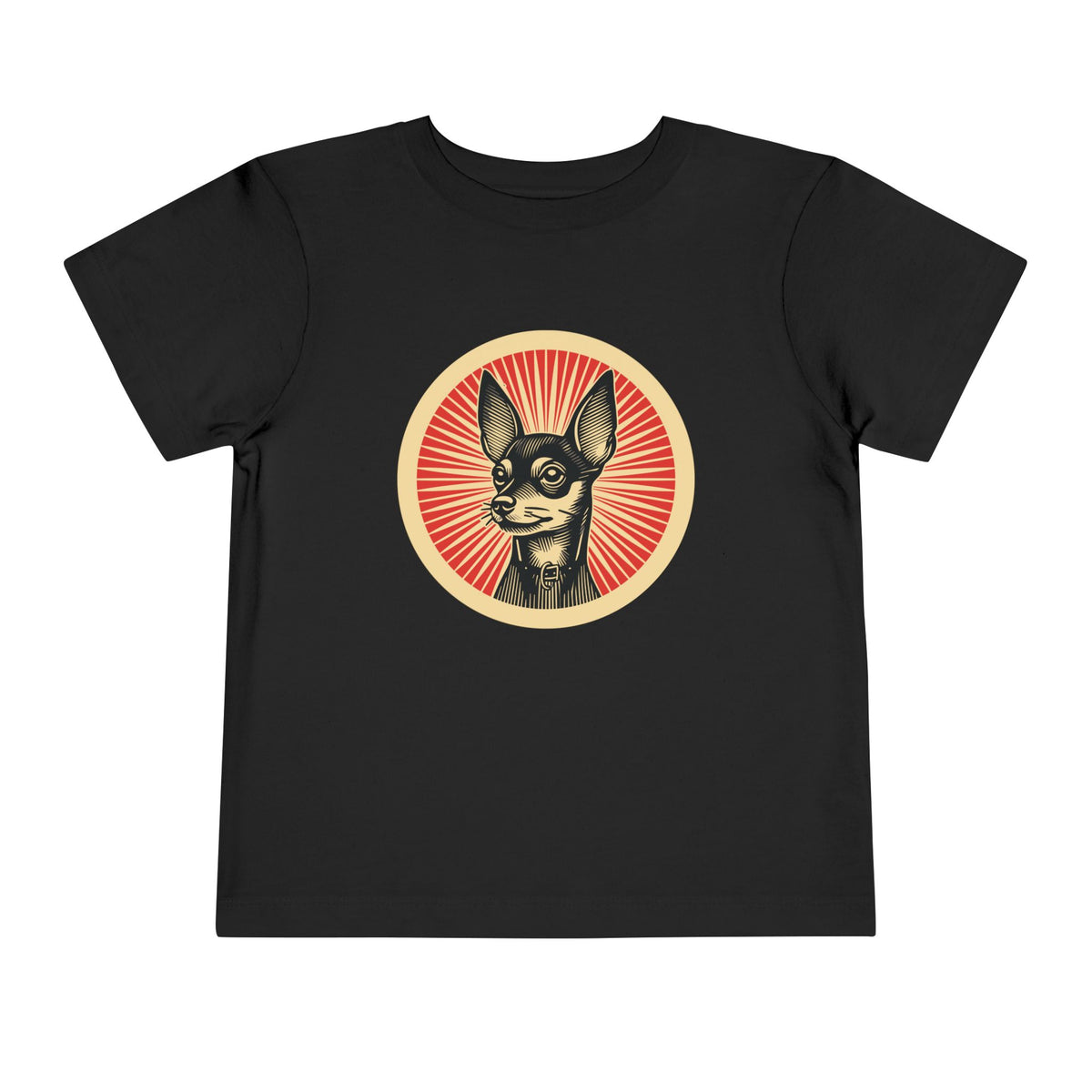 Miniature Pinscher Toddler Tee — Black
