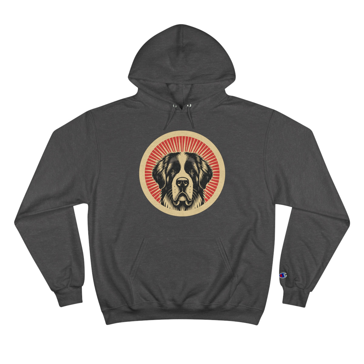 Saint Bernard Champion Hoodie — Charcoal Heather