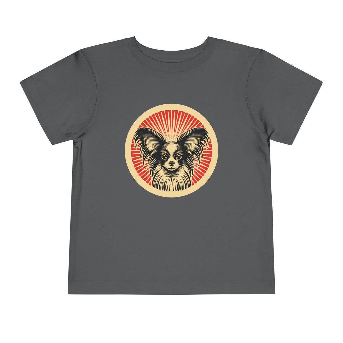 Papillon Toddler Tee — Asphalt