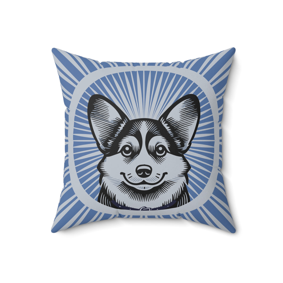 Pembroke Welsh Corgi Pillow — 18" × 18"