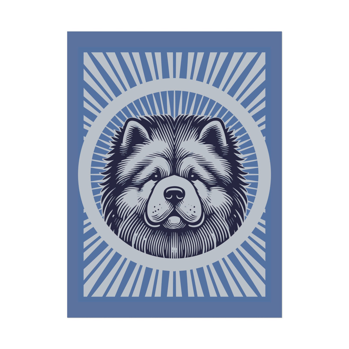 Chow Chow Art Print — 18″ x 24″ (Vertical)