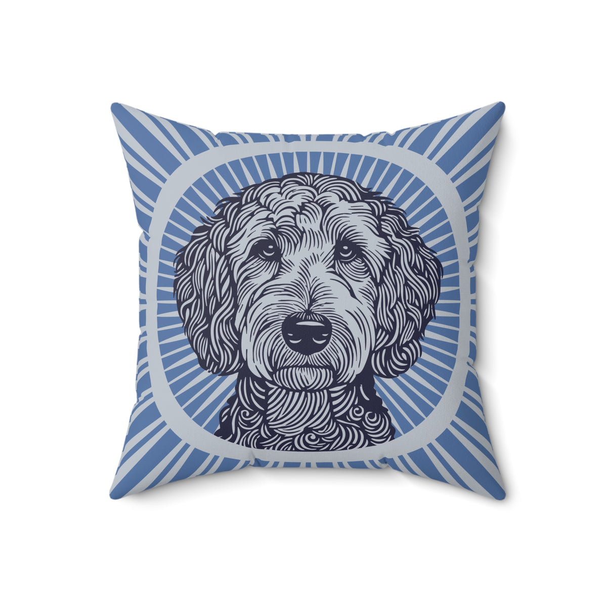 Goldendoodle Pillow — 18" × 18"