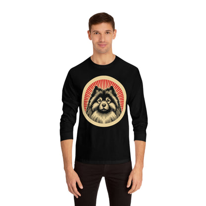 Keeshond Long Sleeve Tee for Adults