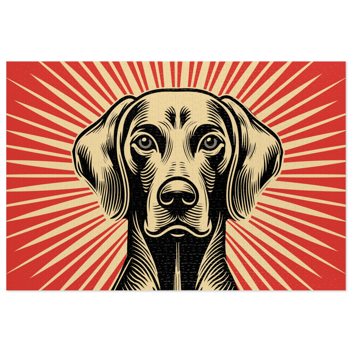 Weimaraner Jigsaw Puzzle — 29.25" × 19.75" (1000 pcs)