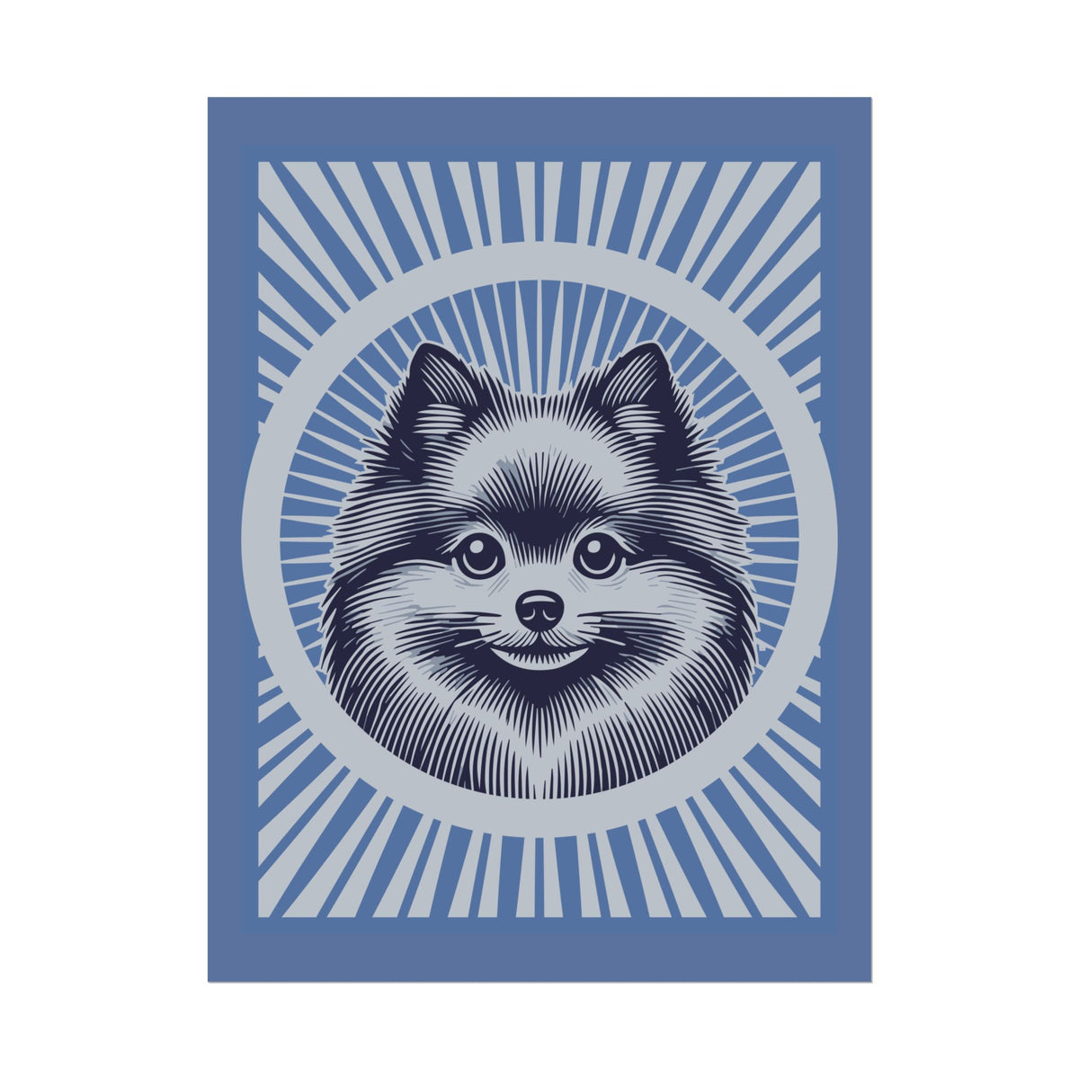 Pomeranian Art Print — 24" x 32" (Vertical)