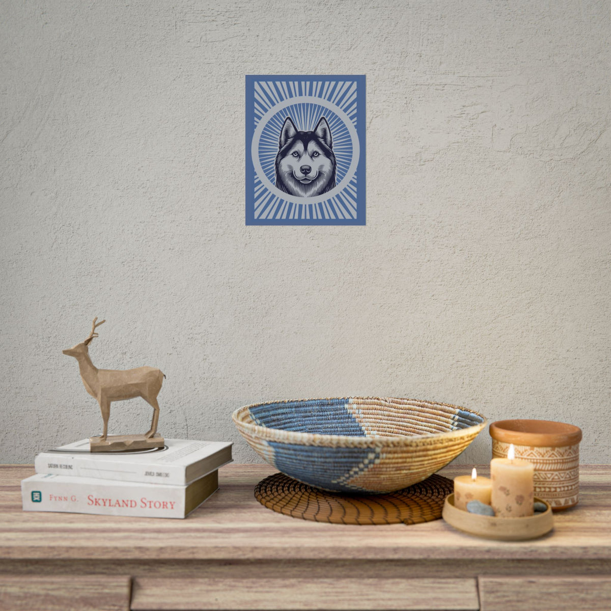 Siberian Husky Art Print — view 4