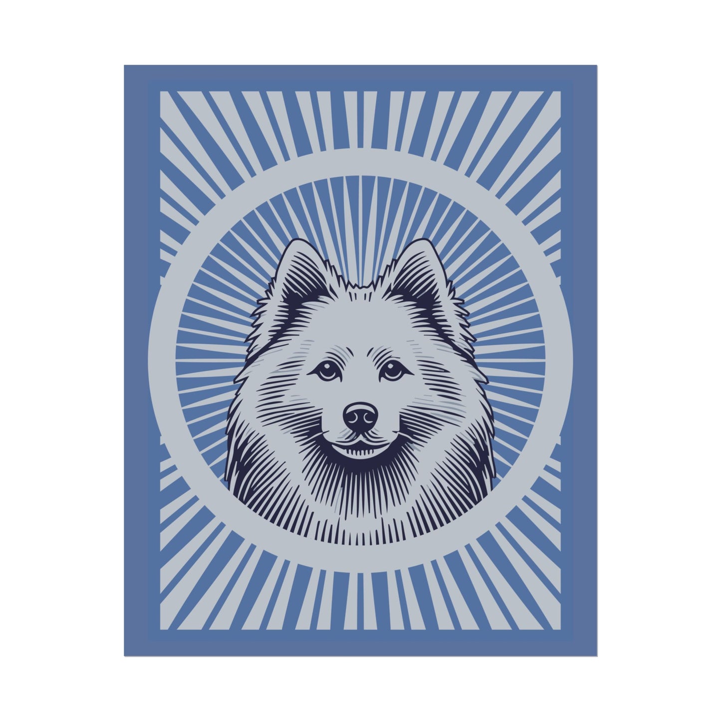 American Eskimo Dog Art Print