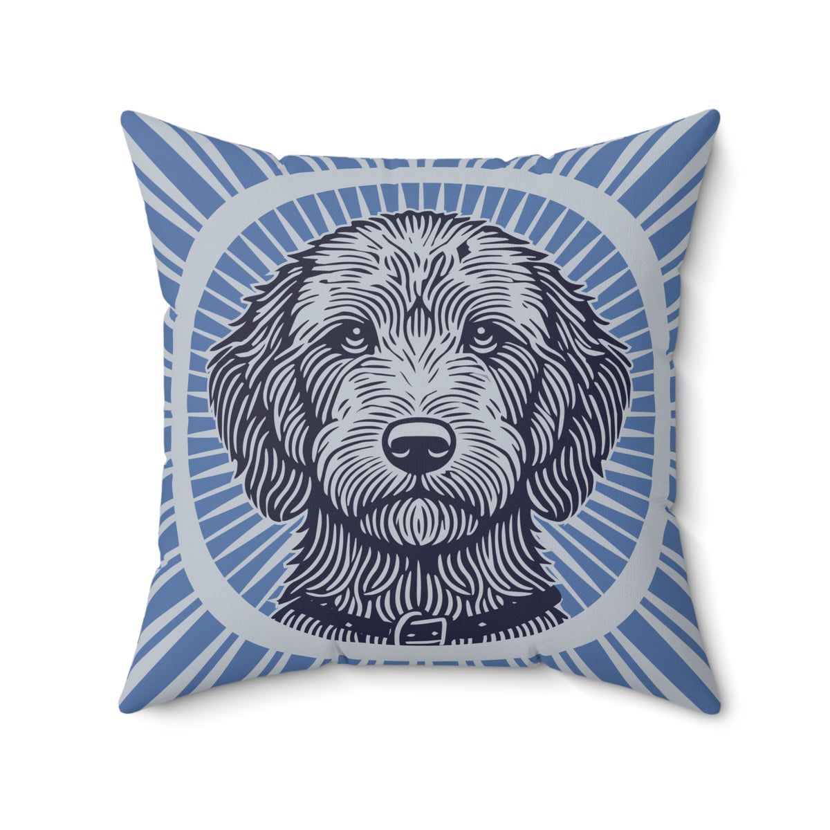 Labradoodle Pillow — 20" × 20"