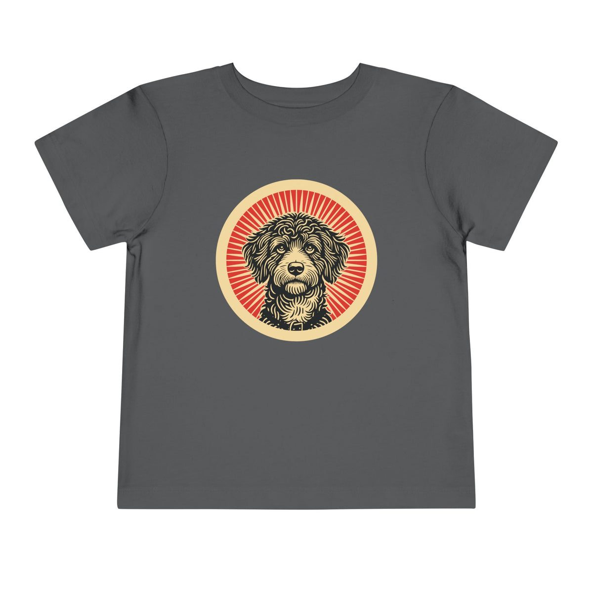 Bordoodle Toddler Tee — Asphalt