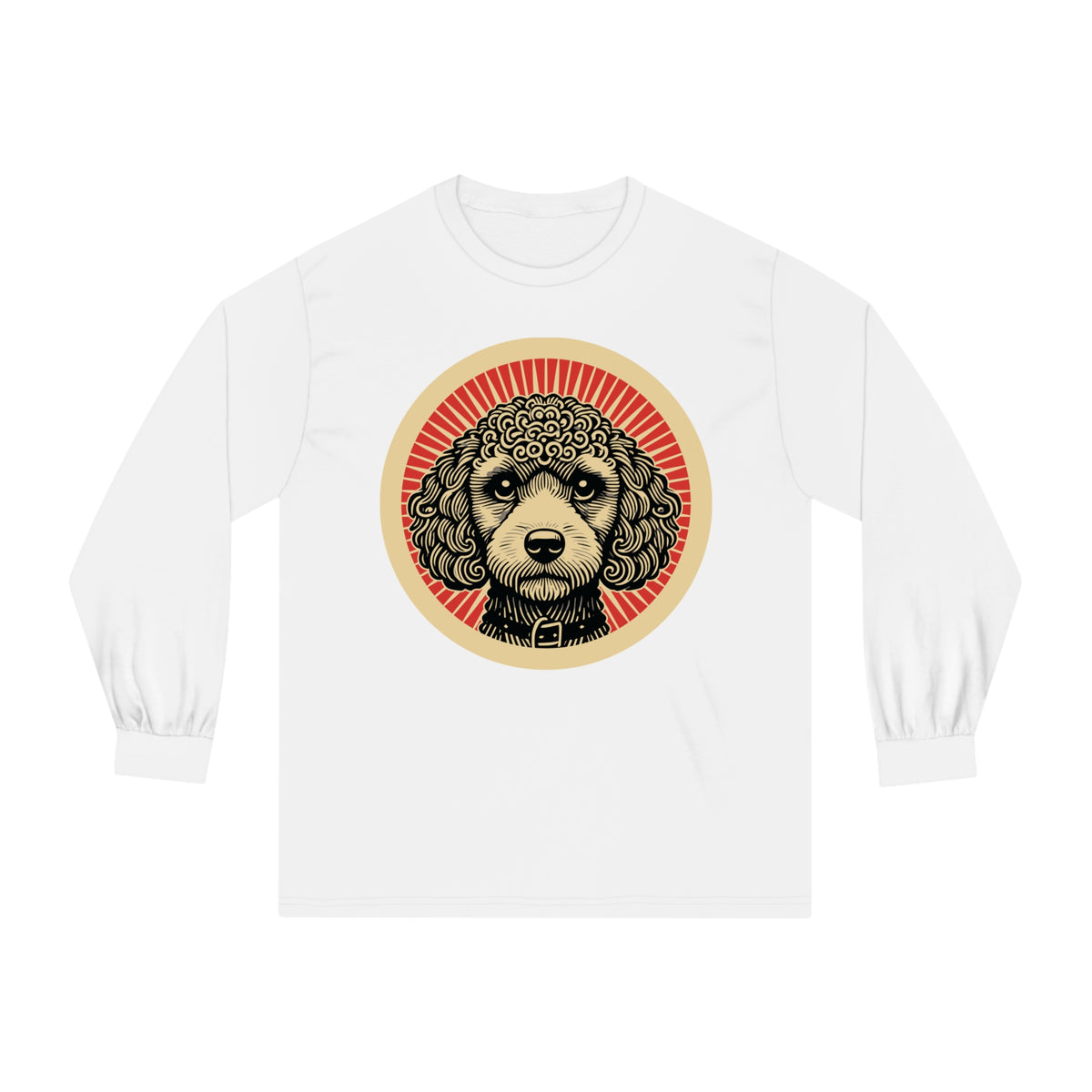 Cockapoo Long Sleeve Tee — White