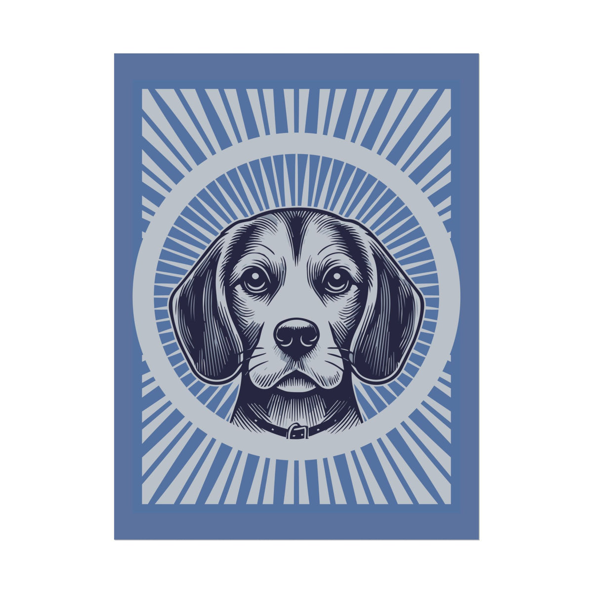 Beagle Art Print — 24" x 32" (Vertical)
