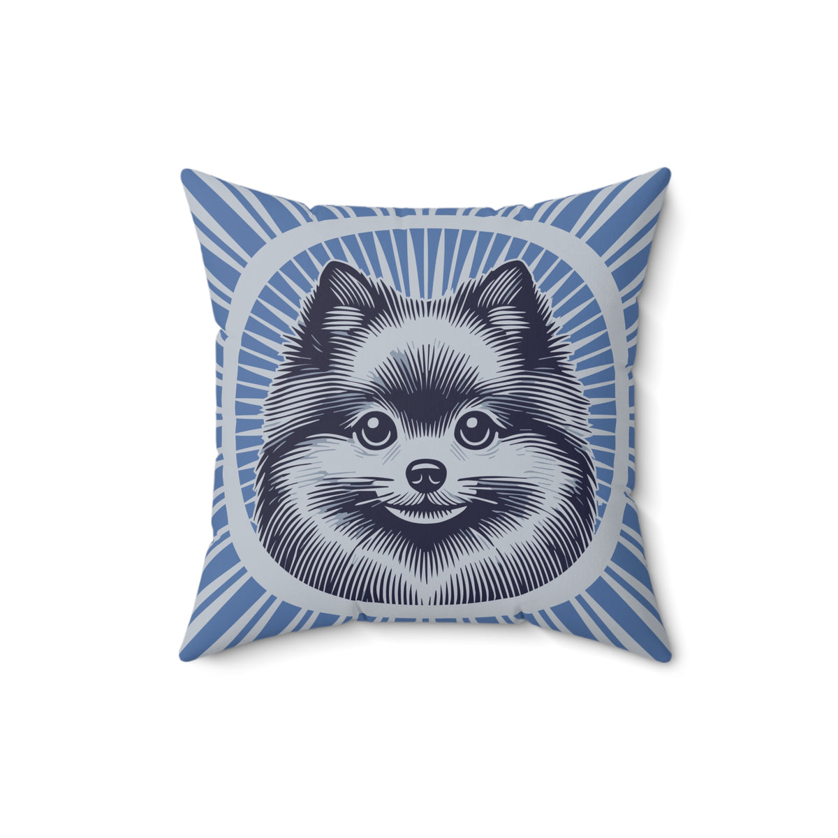 Pomeranian Pillow — 16" × 16"