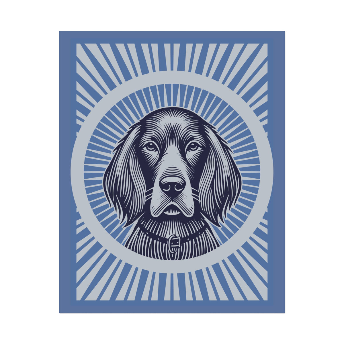 Irish Setter Art Print — 16" x 20" (Vertical)