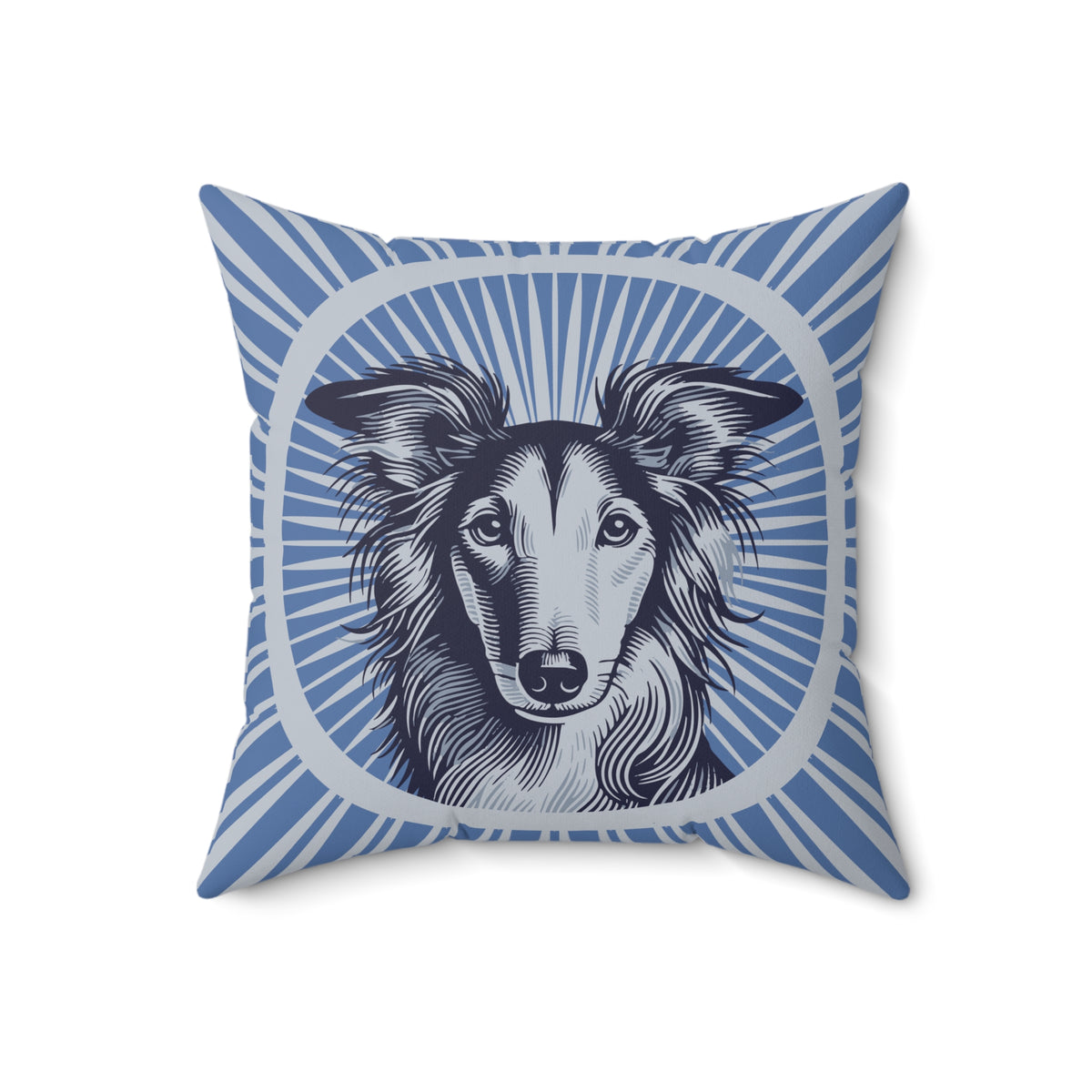 Silken Windhound Pillow — 18" × 18"