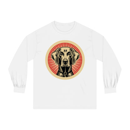 Weimaraner Long Sleeve Tee for Adults