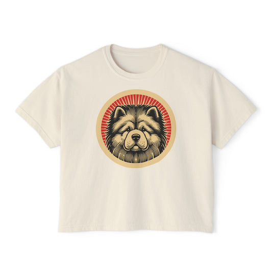 Chow Chow Boxy Tee for Women