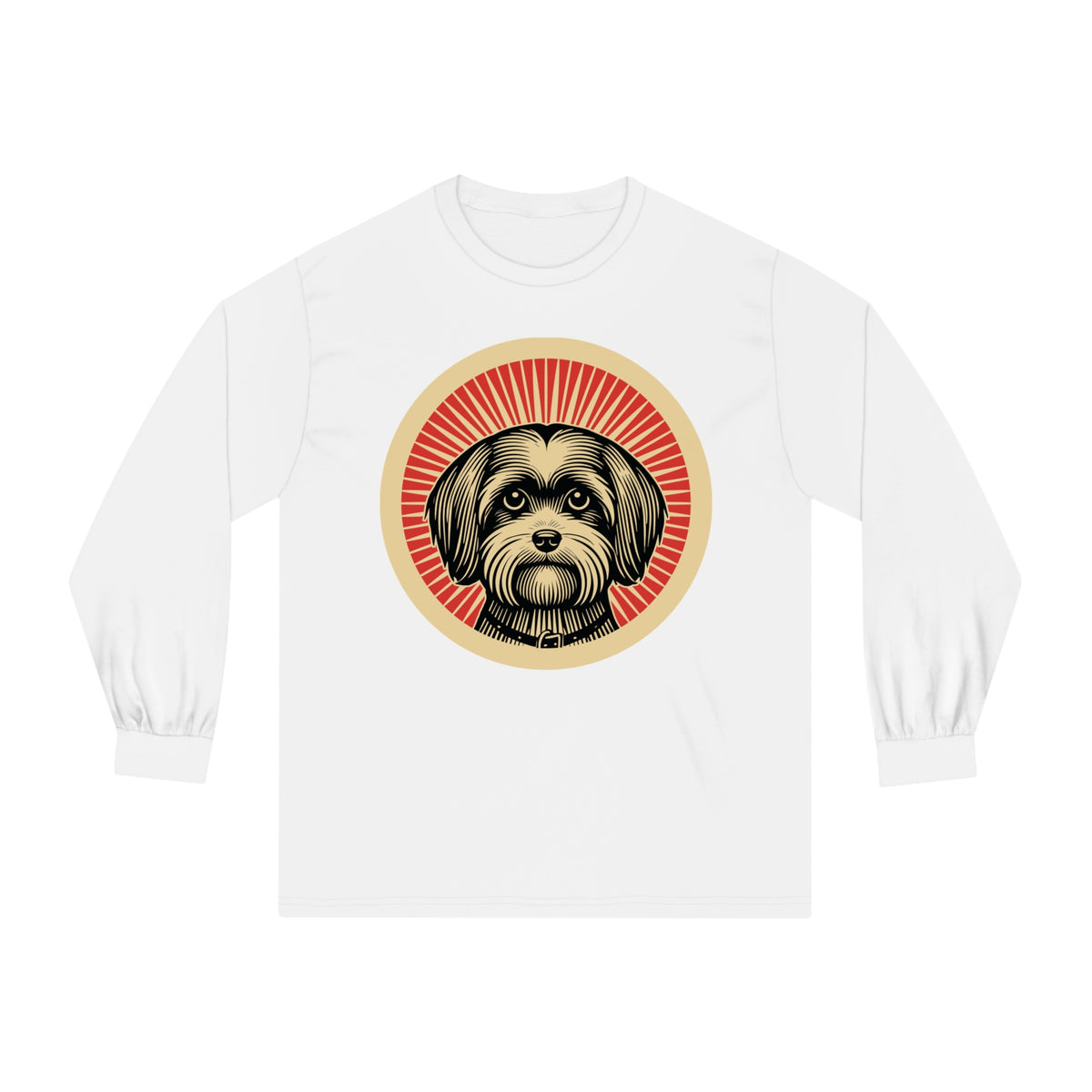 Havanese Long Sleeve Tee — White