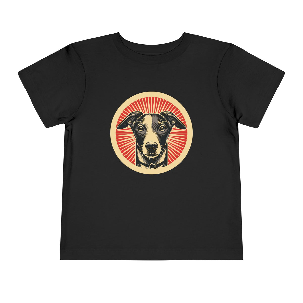 Whippet Toddler Tee — Black