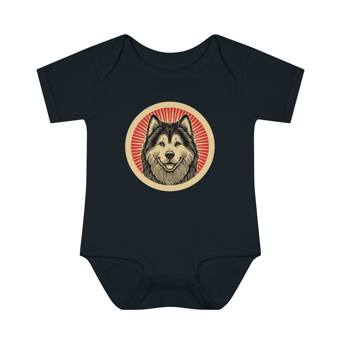 Alaskan Malamute Onesie for Infants