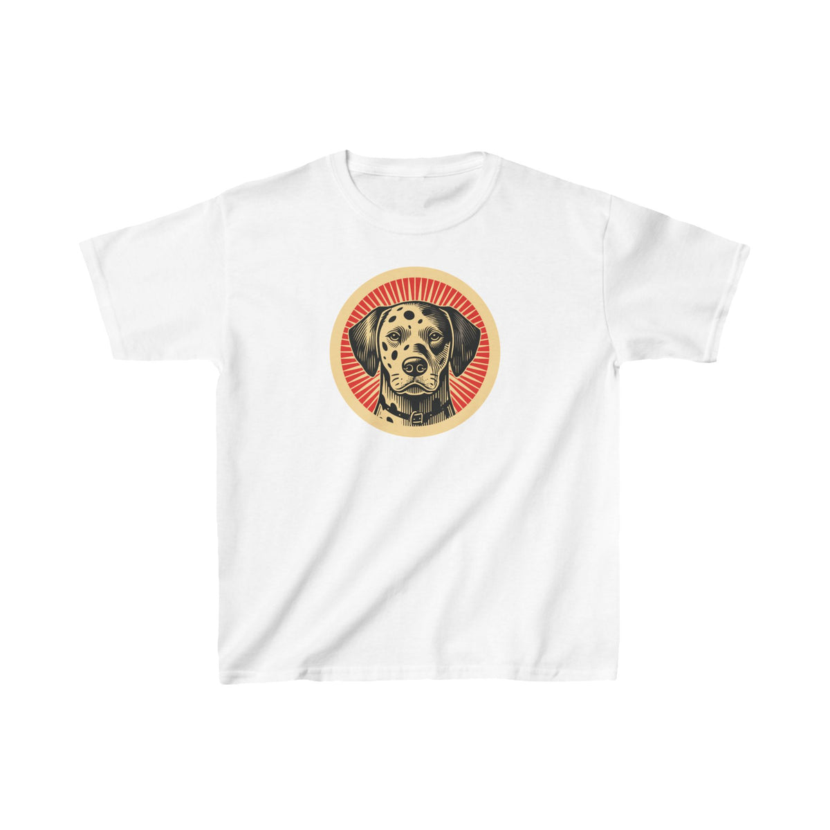 Dalmatian Kids Tee — White