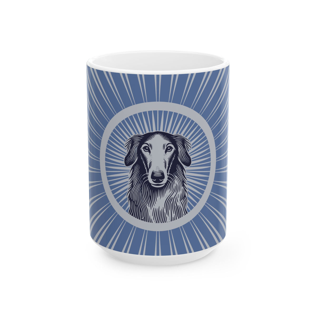 Borzoi Ceramic Mug — 15oz