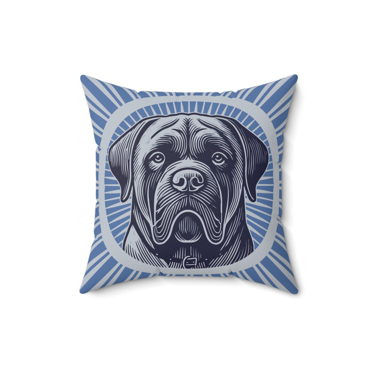 Mastiff Pillow — 16" × 16"