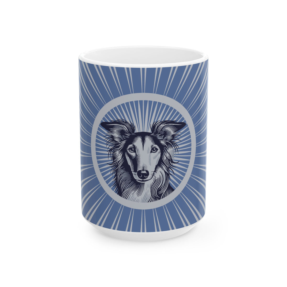 Silken Windhound Ceramic Mug — 15oz