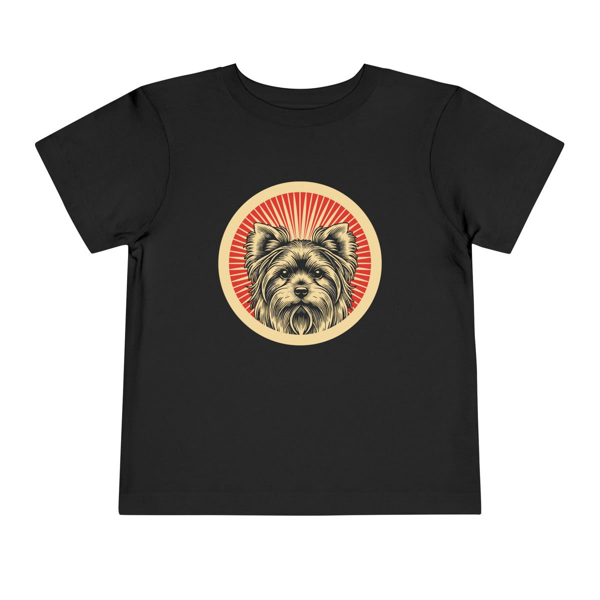 Yorkshire Terrier Toddler Tee — Black
