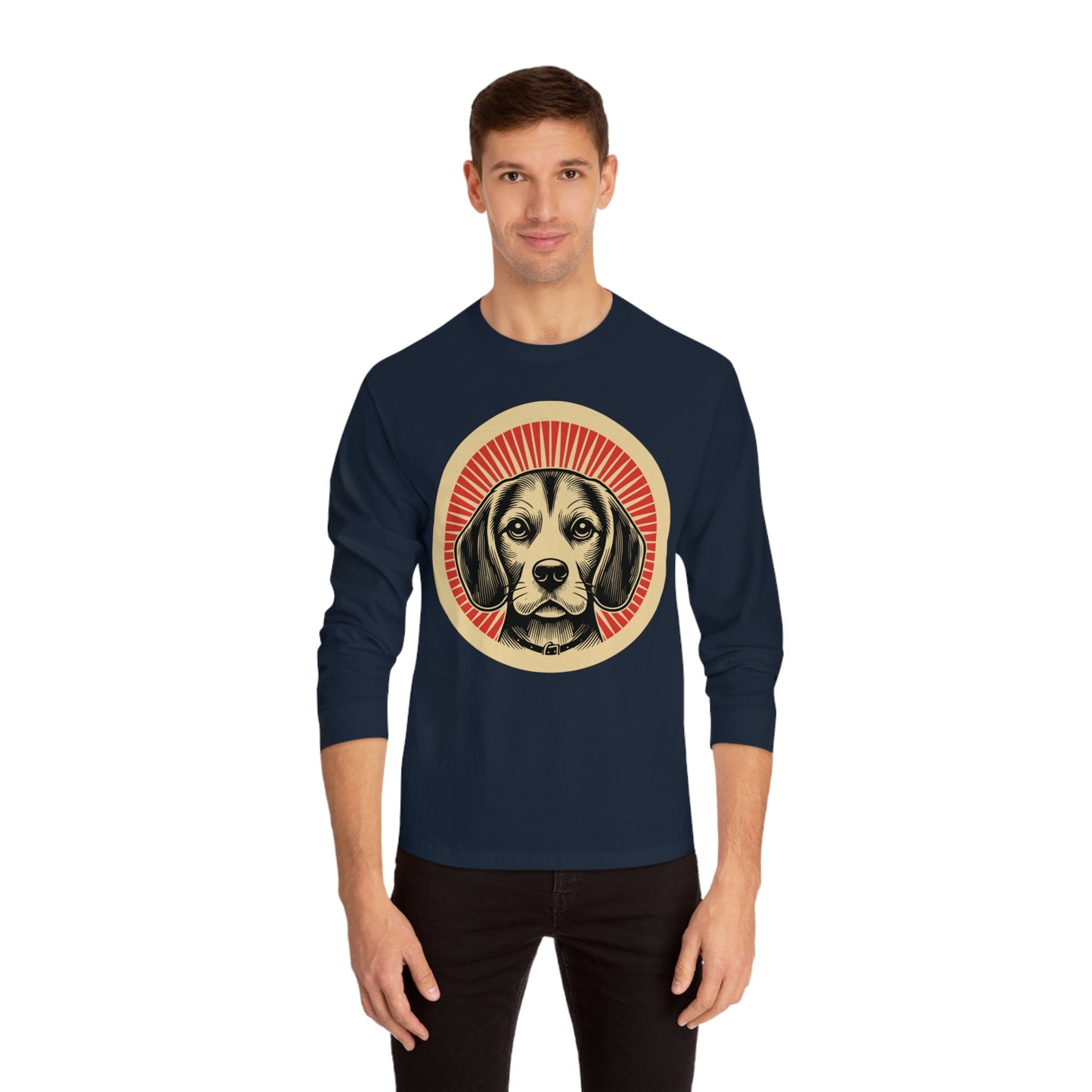 Beagle Long Sleeve Tee for Adults