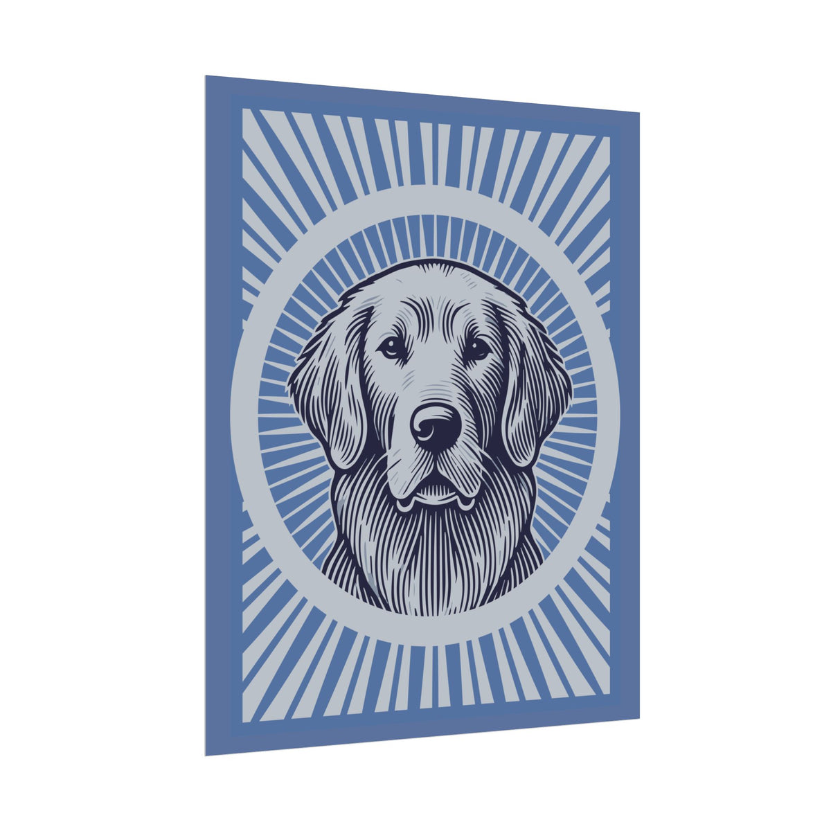 Golden Retriever Art Print — view 3