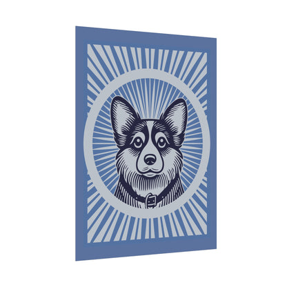 Corgipoo Art Print