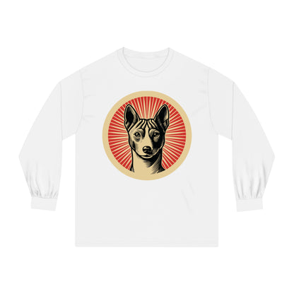 Basenji Long Sleeve Tee for Adults