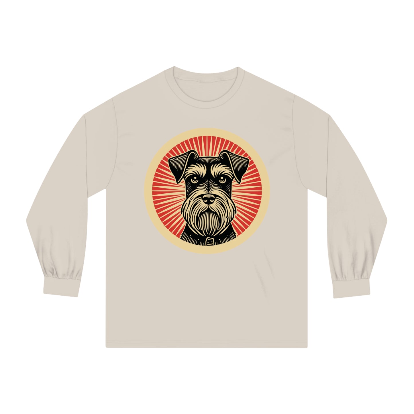 Miniature Schnauzer Long Sleeve Tee for Adults