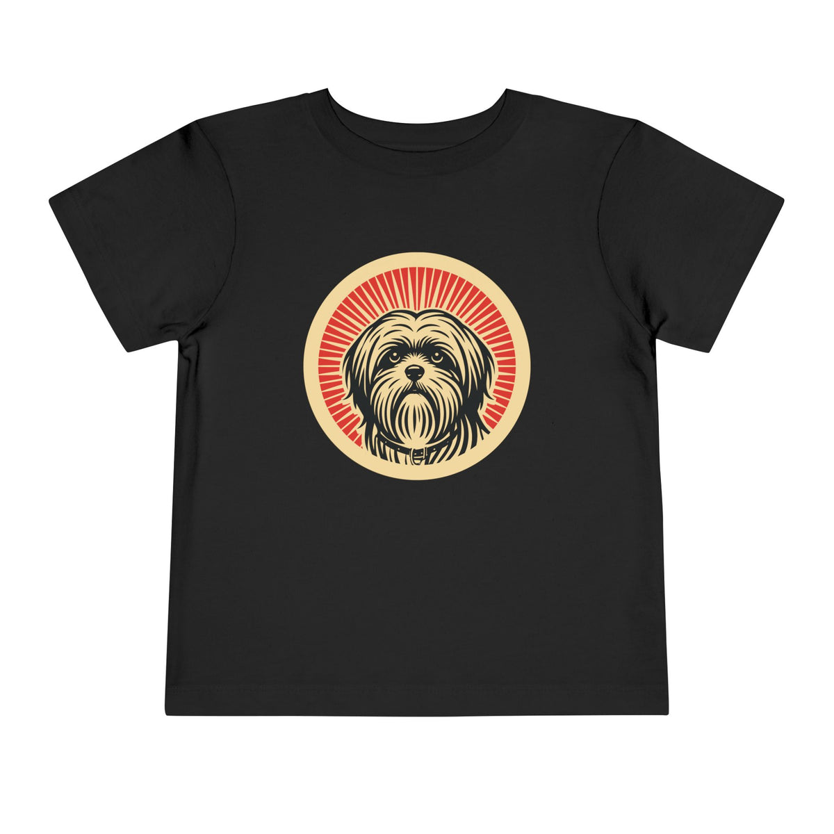 Lhasa Apso Toddler Tee — Black