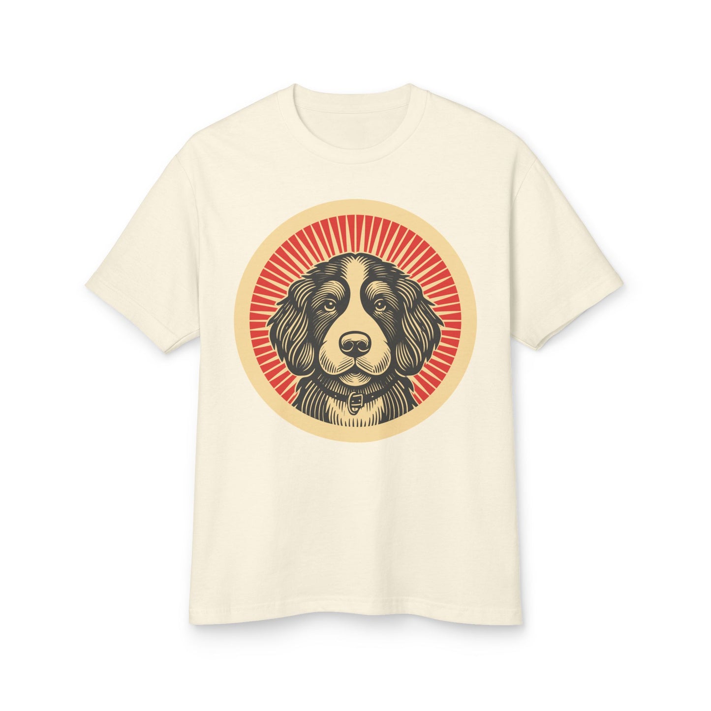 Bernedoodle Heavyweight Cotton T-Shirt for Adults