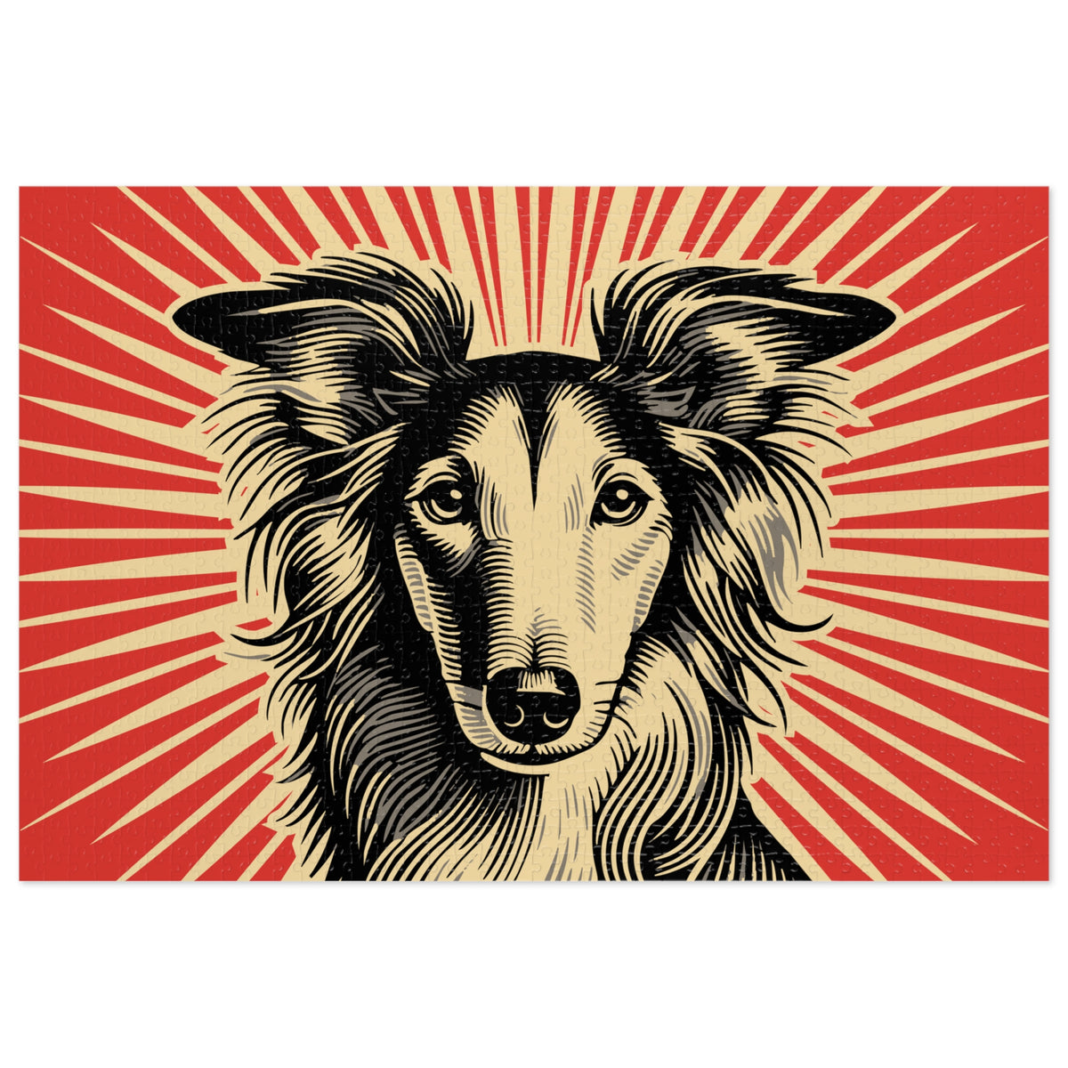 Silken Windhound Jigsaw Puzzle — 29.25" × 19.75" (1000 pcs)