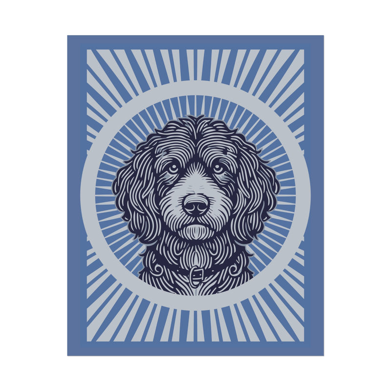 Aussiedoodle Art Print