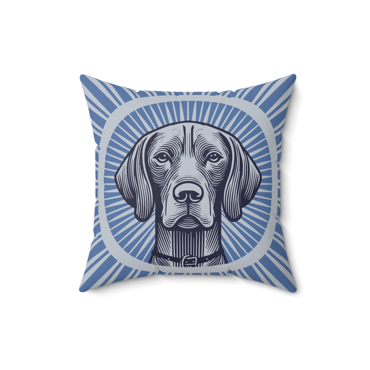 Vizsla Pillow — 16" × 16"