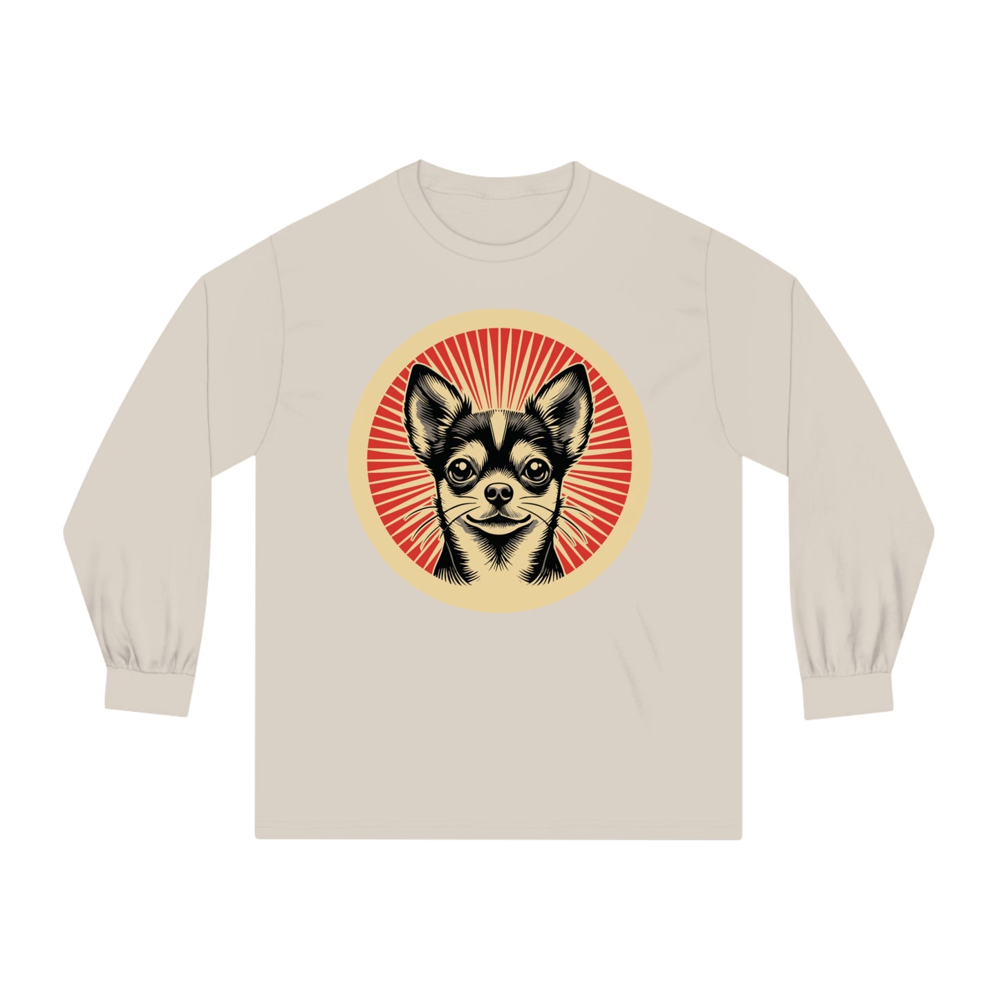 Chihuahua Long Sleeve Tee for Adults